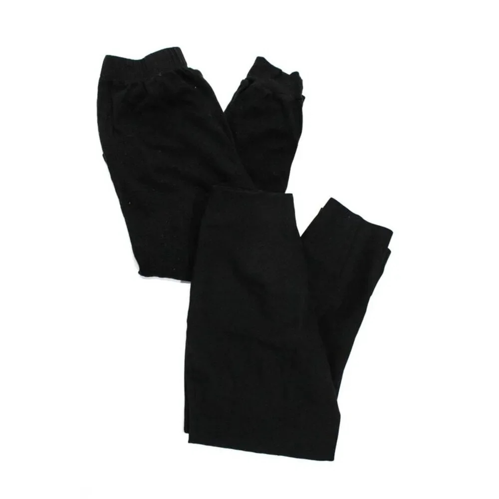 Monrow Zara Womens Waffle Knit Lounge Pants Dress Pants Size Large Lot 2